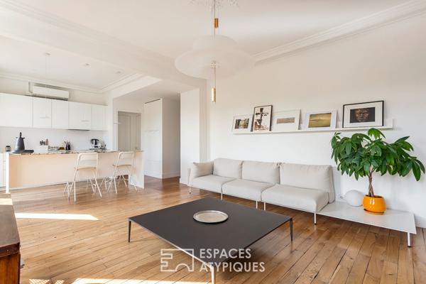 Appartement rénové par un architecte avec vue sur le Rhône