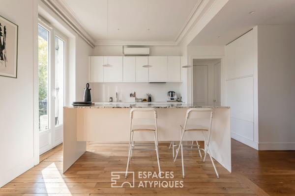 Appartement rénové par un architecte avec vue sur le Rhône