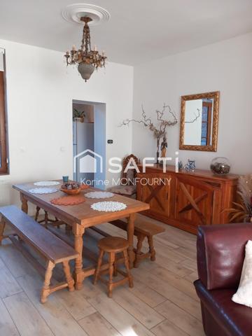 Maison avec petit jardin et cave