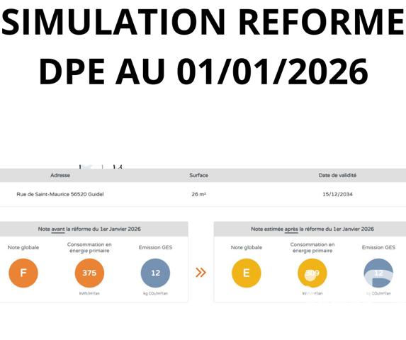 Appartement à vendre 1 pièce 26 m² Guidel