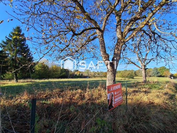 beaux terrains en sortie de village