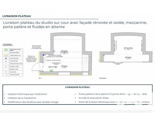 Studio à vendre 25 m² Lyon 4