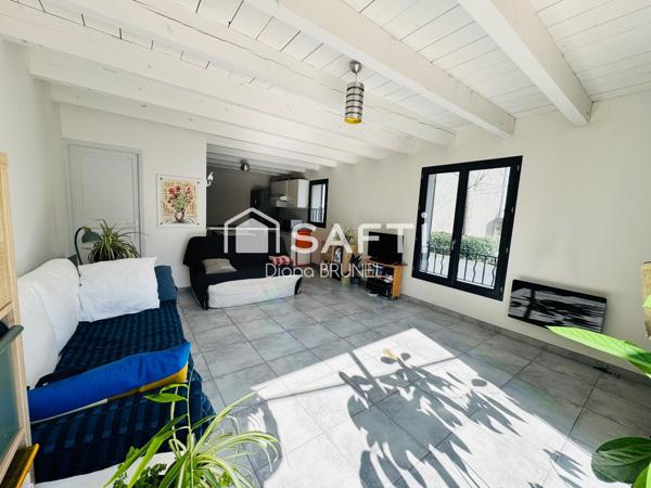 Appartement duplex avec cour