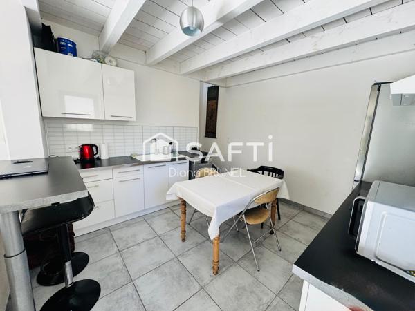 Appartement duplex avec cour
