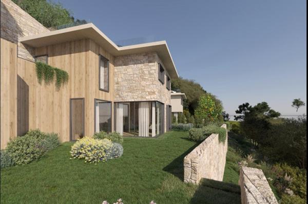 Villa de luxe contemporaine avec vue mer, 3 chambres, terrasse et parking