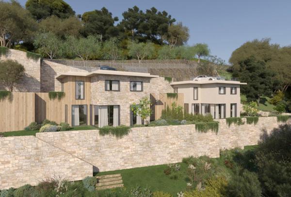 Villa de luxe contemporaine avec vue mer, 3 chambres, terrasse et parking