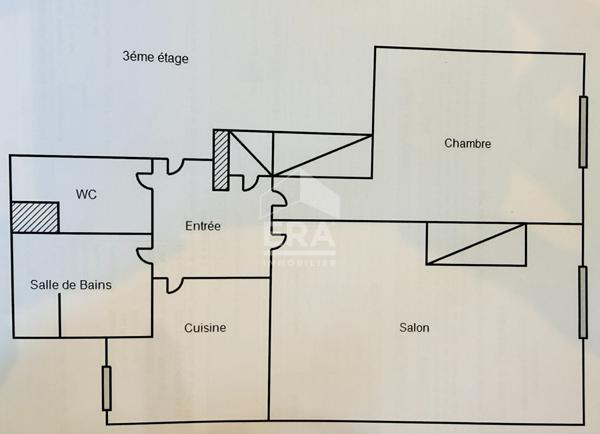 Quartier Maraîchers  appartement 2 pièces  43 m2 + box en sous sol