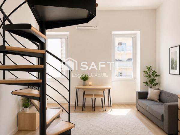 Appartement T2 rénové de 35 m² – La Capelette
