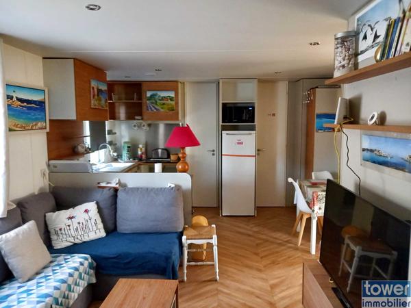 Mobilhome récent dans camping 5 étoiles