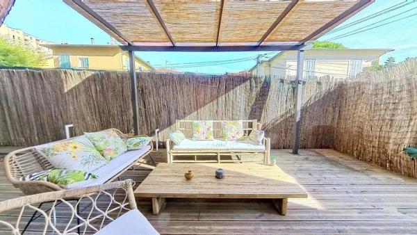 A Vendre 2P: Nice St Sylvestre | 47m² + Terrasse 34m² | Tramway à 5min