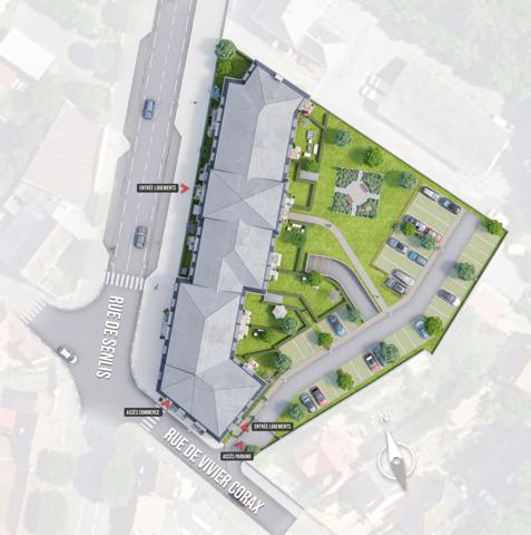 COMPIEGNE (60)appartement neuf à vendre 3 pièces