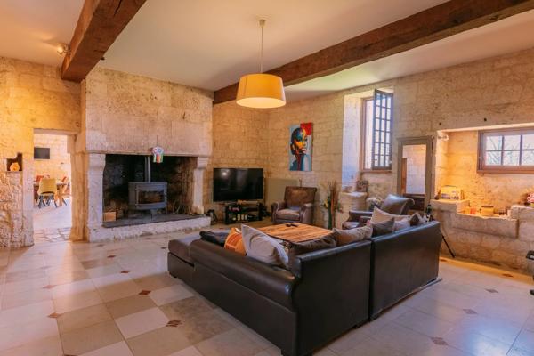 Maison forte médiévale avec vignoble biodynamique