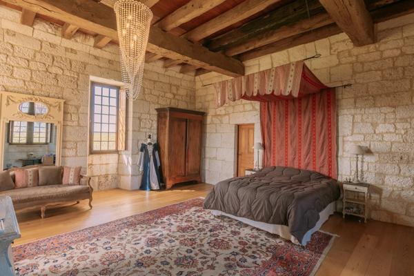 Maison forte médiévale avec vignoble biodynamique