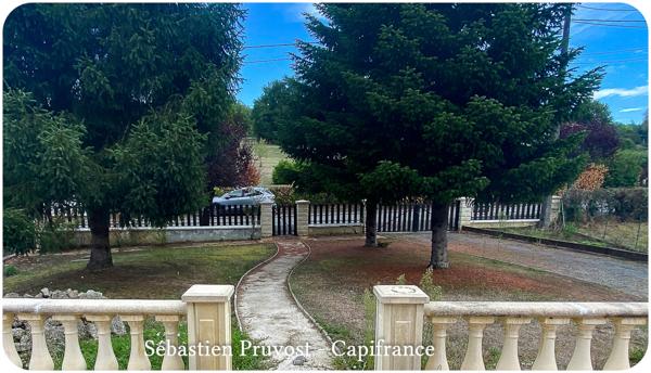 Maison à vendre 4 pièces SAINT PARDOUX LA RIVIERE (24), maison P4, terrain 2158m2, accès petit cours d'eau, 3 chambres