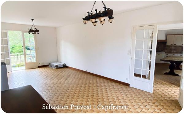 Maison à vendre 4 pièces SAINT PARDOUX LA RIVIERE (24), maison P4, terrain 2158m2, accès petit cours d'eau, 3 chambres