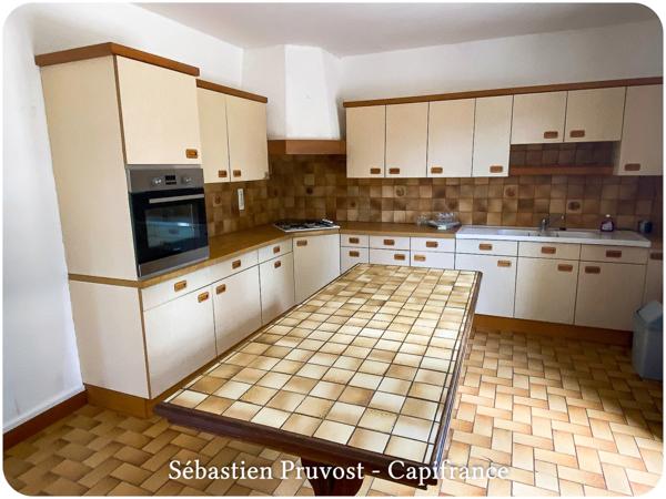 Maison à vendre 4 pièces SAINT PARDOUX LA RIVIERE (24), maison P4, terrain 2158m2, accès petit cours d'eau, 3 chambres