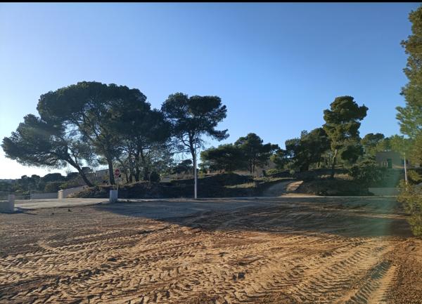 Lézignan-Corbières (11200) Dernier terrain constructible et viabilisé dans le quartier de la pinède à Lézignan-Corbières