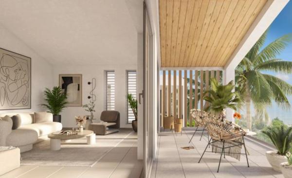 VUE MER IMPRENABLE - A VENDRE Appartement T4 en R+1 à Trois Rivières