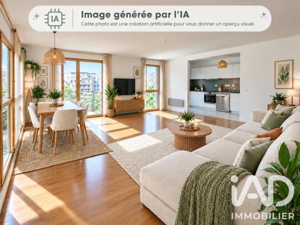 Appartement à vendre 4 pièces 81,22 m² Asnières-sur-Seine