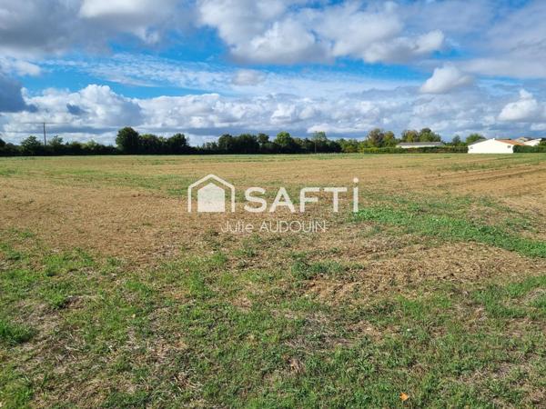 Grand terrain constructible - AXE MATHA - COGNAC