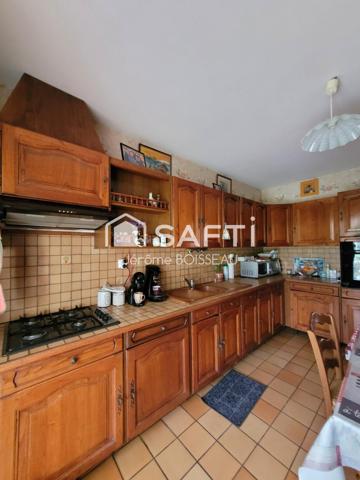 maison plein pied 90m2, jardin arboré, parfait état