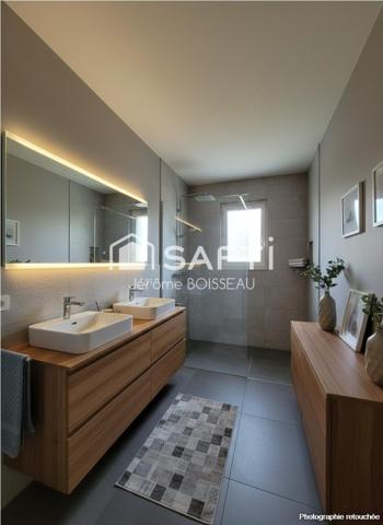 maison plein pied 90m2, jardin arboré, parfait état