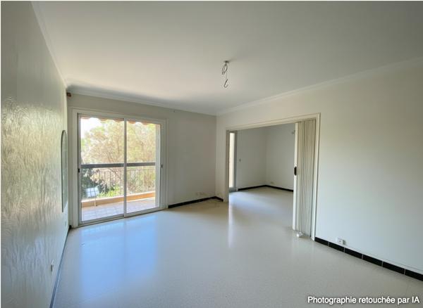 Vallauris / Limite Mougins-le-Haut appartement 3/4 pièces avec parking