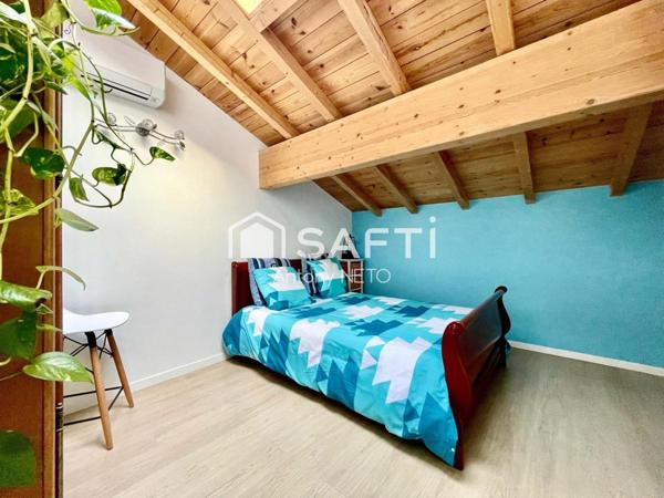 Maison contemporaine en duplex, 3 chambres, 2 points d'eau, Centre ville de Gujan.