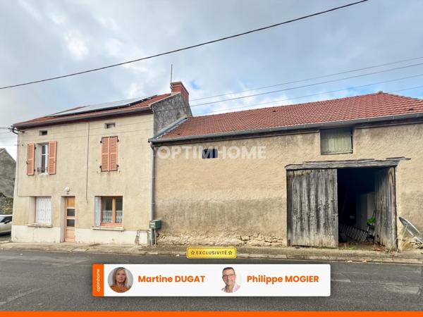 Maison à fort potentiel avec grange attenante à Creuzier-le-Vieux (03300)