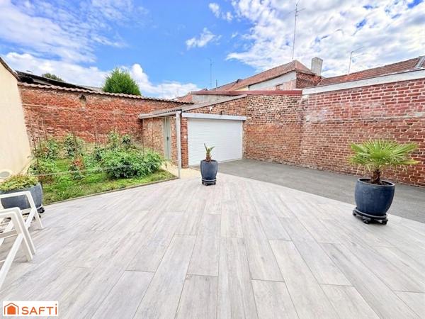VALENCIENNES – MAISON INDIVIDUELLE 4 CHAMBRES + GARAGE ET STATIONNEMENT PRIVE