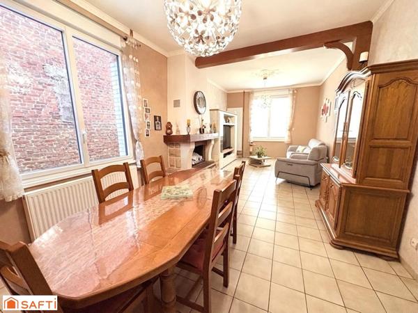 VALENCIENNES – MAISON INDIVIDUELLE 4 CHAMBRES + GARAGE ET STATIONNEMENT PRIVE