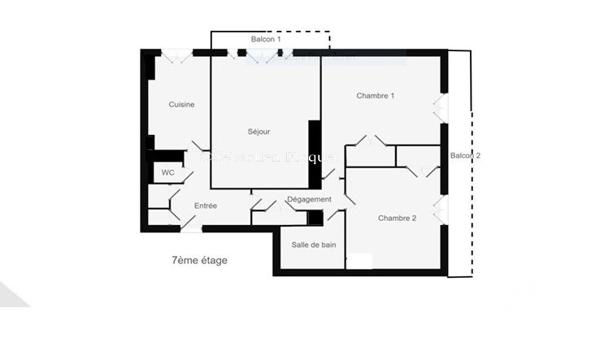 Appartement à vendre 3 pièces 74 m² Joué-lès-Tours