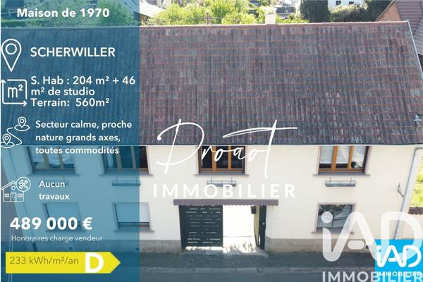 Maison à vendre 7 pièces 246 m² Scherwiller