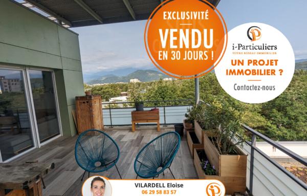 T4 dernier étage terrasse avec vue massifs