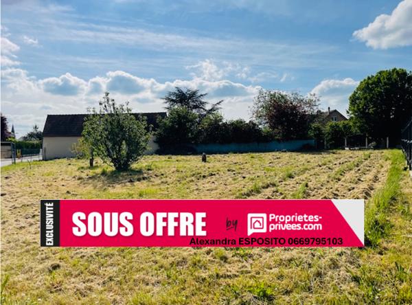 Terrain viabilisé lumineux proche de Chartres  à Saint Aubin des Bois
