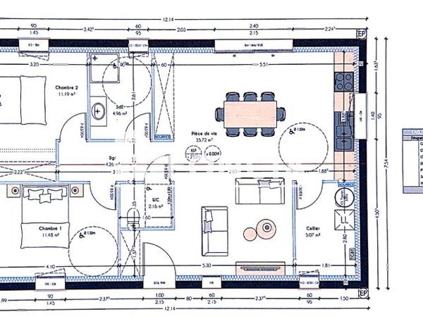 Location Maison 3 pièces 74.5 m² - 242 RUE DE L'OCEAN Talmont-saint-hilaire 85440
