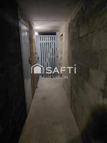 Appartement 29m², cuisine, séjour, sdd et cave