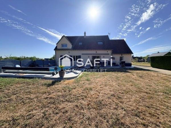 Maison 170m² sans travaux avec piscine - 4 chambres - terrain de 4567m²