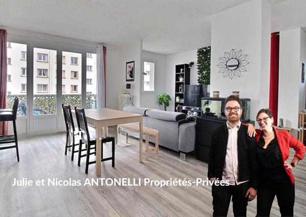 SAINT ETIENNE 42100 secteur COURS FAURIEL appartement 80m² 3 chambres