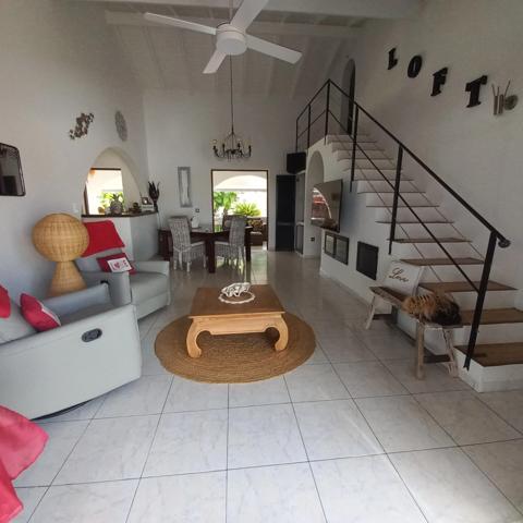 Maison T4 à vendre à Saint-François (971),plain-pied, piscine, pool house, jardin paysagé d'exception