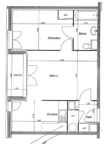 Appartement CALUIRE ET CUIRE 45.66 m²