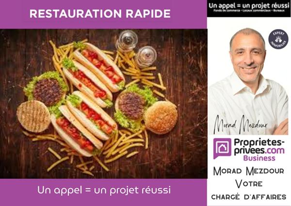 EXCLUSIVITE TOURCOING - RESTAURANT RAPIDE 70 m² , TERRASSE