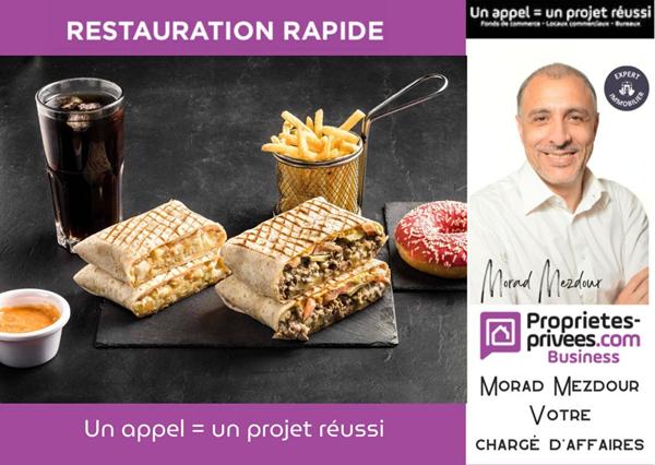 EXCLUSIVITE TOURCOING - RESTAURANT RAPIDE 70 m² , TERRASSE