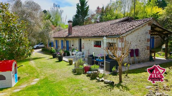 Grange rénovée type loft avec piscine Penne-d'Agenais (47140)