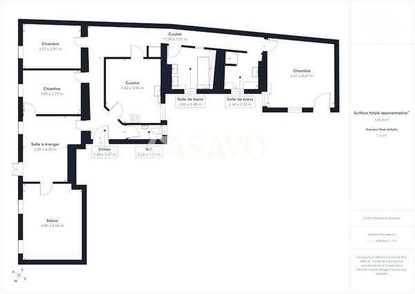 Vente Appartement 5 pièces de 125m² - 67000 Strasbourg