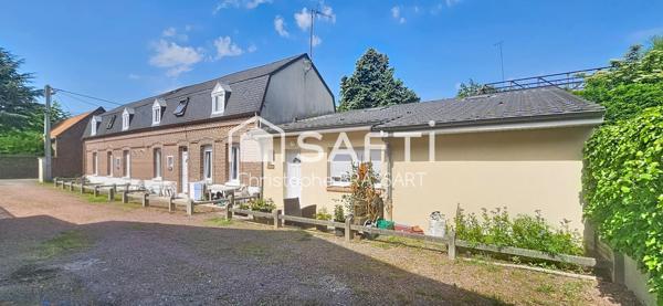 ACHICOURT – IMMEUBLE DE RAPPORT DE 175 m² – 3 LOGEMENTS LOUÉS – AUCUN TRAVAUX À PRÉVOIR