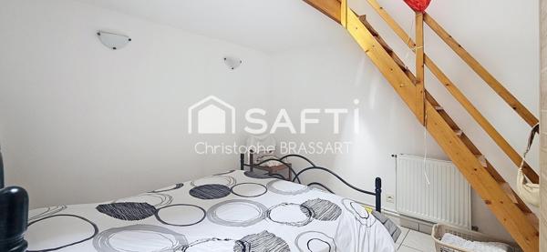 ACHICOURT – IMMEUBLE DE RAPPORT DE 175 m² – 3 LOGEMENTS LOUÉS – AUCUN TRAVAUX À PRÉVOIR