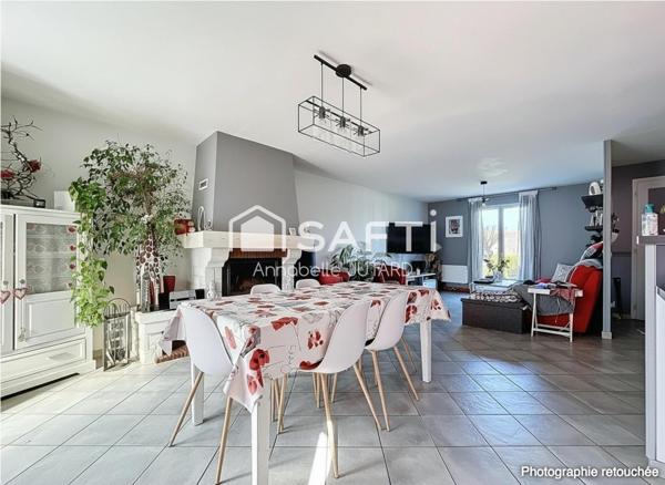 Maison 90 m² – 3 chambres – terrain 933 m² – Ballan-Miré