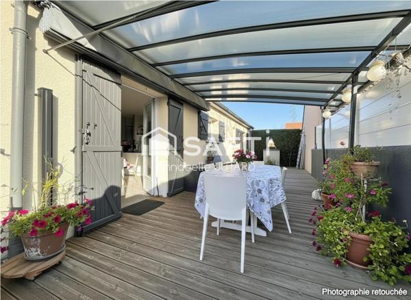 Maison 90 m² – 3 chambres – terrain 933 m² – Ballan-Miré