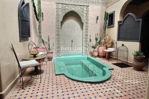 À vendre maison d'hôtes dans le quartier de la Kasbah à Marrakech